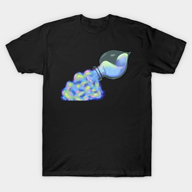 Spilled Potion Bottle #1 T-Shirt by SquishyBeeArt